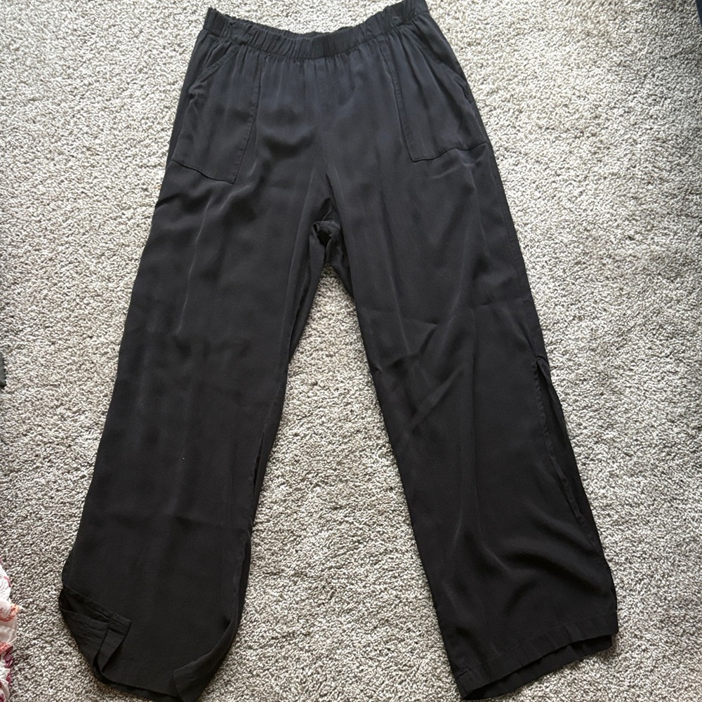 Natalie busby chill pants  Black xl tencel viscose